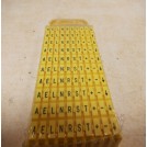 TIle galbene CD1-3 inscriptionate cu litera R(set=500buc)